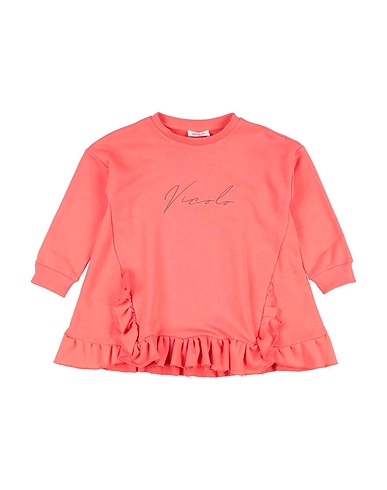 VICOLO Kleid Koralle 70% Baumwolle, 30% Polyester