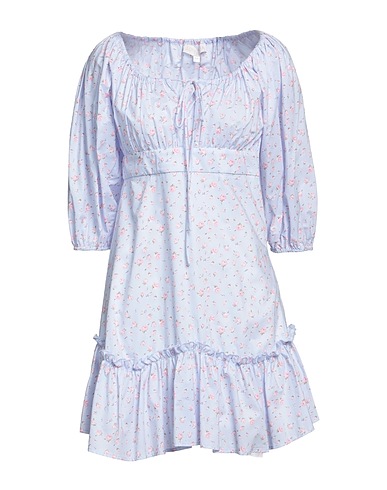 LOVE LOLITA Vestito corto Lilla 100% Cotone