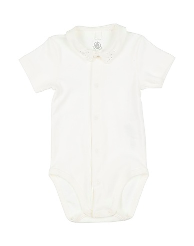 PETIT BATEAU Baby bodysuit White 100% Organic cotton