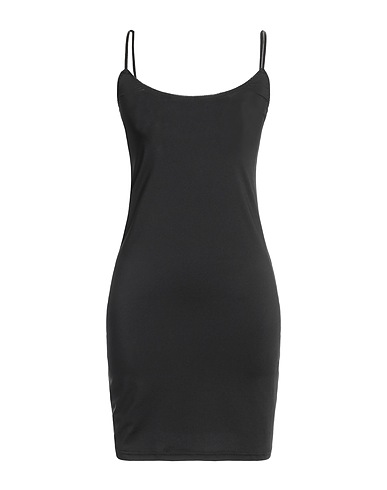 ROSEMUNDE COPENHAGEN Sheath dress Black 90% Polyester, 10% Elastane