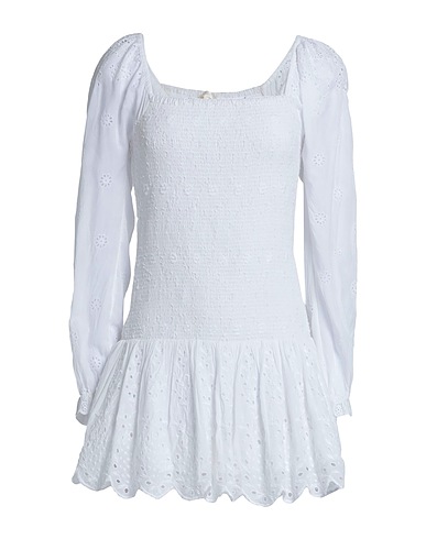 LOVESHACKFANCY Short dress White 100% Viscose