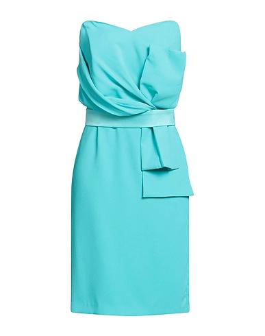 CAMILLA  Milano Short dress Turquoise 100% Polyester, Nylon, Elastane