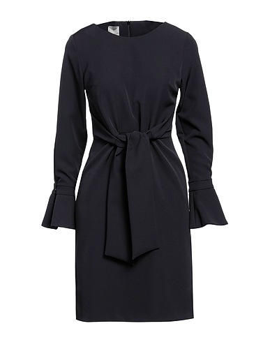 CAMICETTASNOB Sheath dress Black 89% Polyester, 11% Elastic fibres