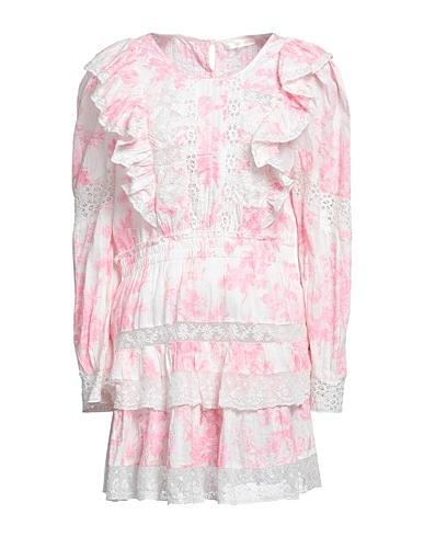 LOVESHACKFANCY Short dress Light pink 100% Cotton