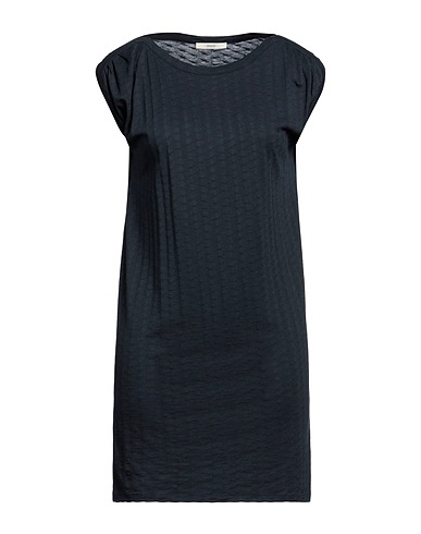 SESSUN Short dress Navy blue 67% Lyocell, 33% Cotton