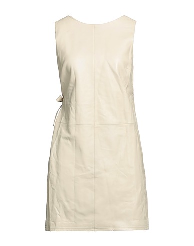 MARC BY MARC JACOBS Kurzes Kleid Elfenbein Leder