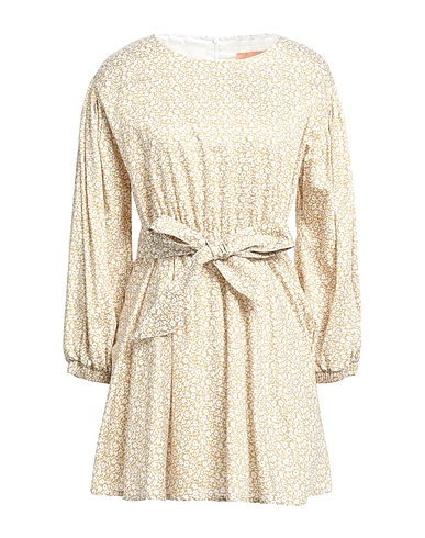 THE ANDAMANE Short dress Mustard 100% Cotton