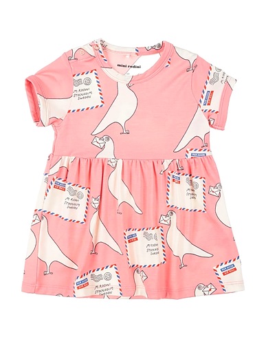 MINI RODINI Vestido para bebé  Pink 95% Lyocell, 5% Cotton