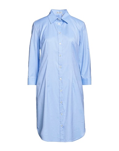 CAMICETTASNOB Shirt dress Sky blue 100% Cotton