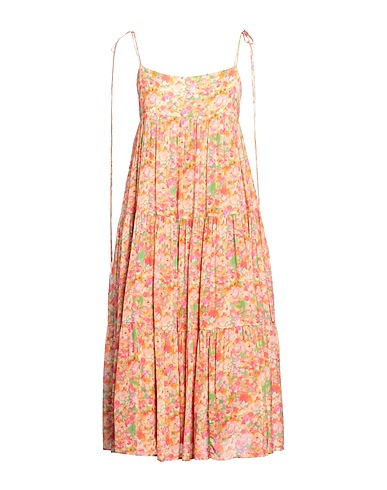 THE ANDAMANE Midi dress Orange 100% Viscose