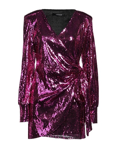 ANDAMANE Short dress Fuchsia 100% Polyester