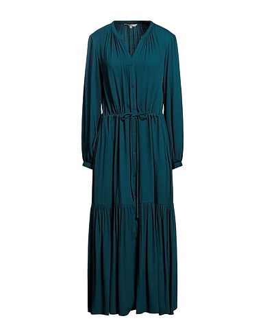 BRIAN DALES Long dress Deep teal 100% Viscose