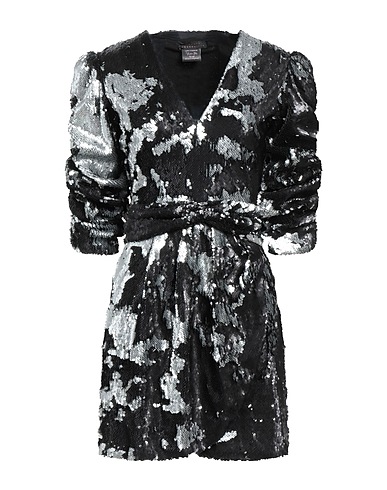 TWENTY FOUR HAITCH Short dress Black 100% Polyester