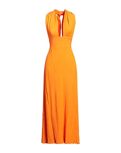 FAITHFULL Long dress TROPIQUES MAXI DRESS
 Orange 55% Linen, 45% Rayon