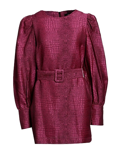 ANDAMANE Short dress Garnet 40% Viscose, 37% Polyester, 21% Cotton, 2% Other Fibres