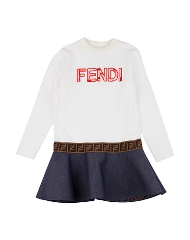 FENDI Dress White 100% Cotton