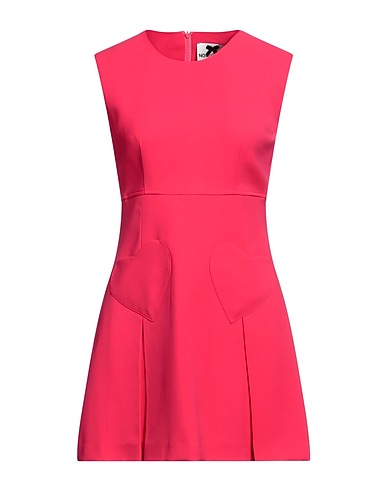 NO SECRETS Pleated dress Fuchsia 95% Polyester, 5% Elastane