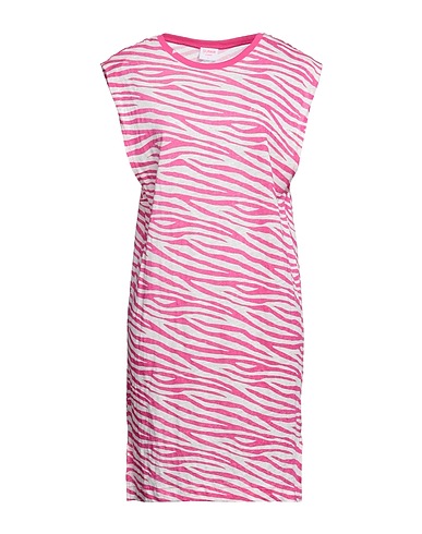 SUN 68 Vestito corto Fucsia 100% Lino