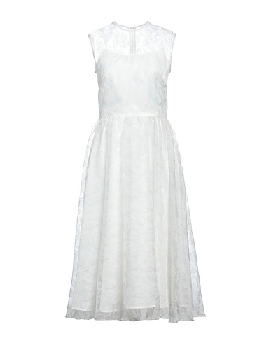 PINKO Midi dress Cream 100% Polyester