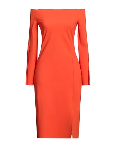 CHIARA BONI LA PETITE ROBE Midi dress Orange 72% Polyamide, 28% Elastane