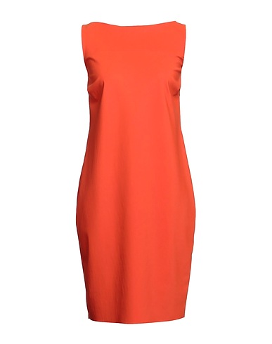CHIARA BONI LA PETITE ROBE Sheath dress Orange 72% Polyamide, 28% Elastane