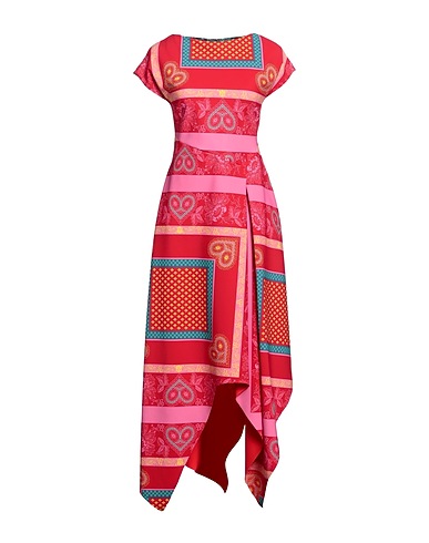 CHIARA BONI LA PETITE ROBE Midi dress Red 72% Polyamide, 28% Elastane