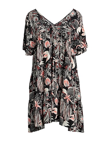 ATTIC AND BARN Short dress Black 100% Viscose