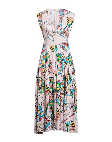 PEECH Long dress Light pink 100% Viscose