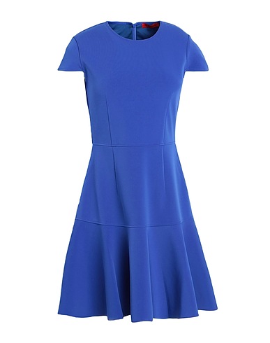 MAX&Co. Vestito corto Blu 93% Poliestere, 7% Elastan