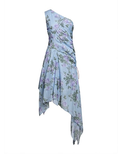 HUGO Short dress Light blue 100% Cotton