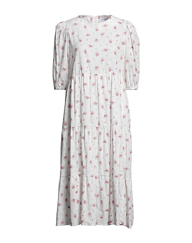 MAGNOLYA Vestito midi Bianco 100% Cotone