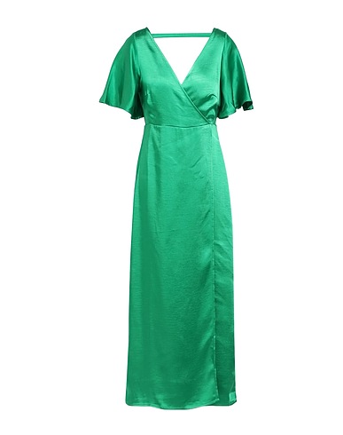 VILA Midi-Kleid Grün 100% Polyester