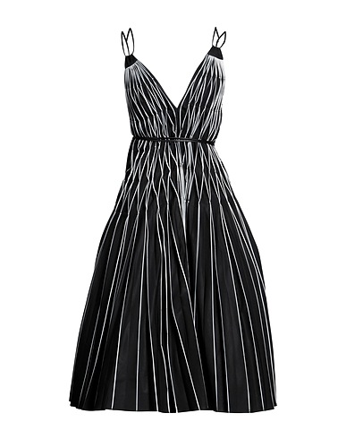 GIOVANNI BEDIN Midi dress Black 100% Cotton, Polyamide