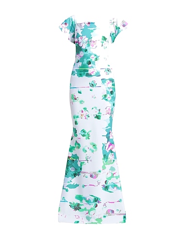 CHIARA BONI LA PETITE ROBE Long dress White 72% Polyamide, 28% Elastane