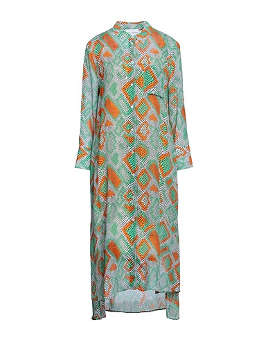 HERZENSANGELEGENHEIT Vestito chemisier Verde 100% Viscosa