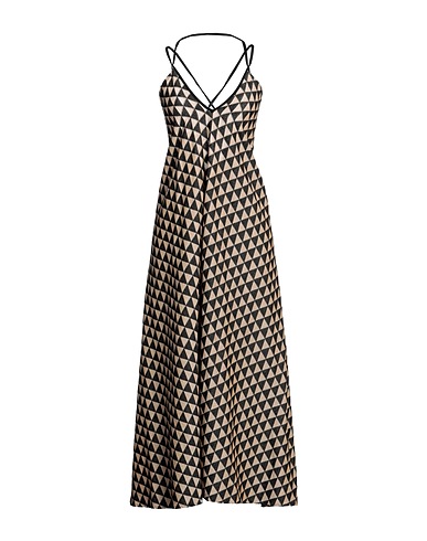 SOUVENIR Long dress Sand 63% Cotton, 21% Viscose, 13% Polyester, 3% Other Fibres