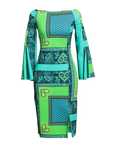 CHIARA BONI LA PETITE ROBE Midi dress Turquoise 72% Polyamide, 28% Elastane