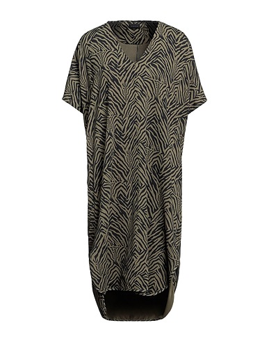 FISICO Vestito corto Verde militare 87% Poliammide, 13% Elastan