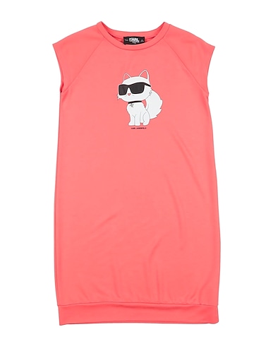 KARL LAGERFELD Dress Salmon pink 64% Modal, 36% Polyester