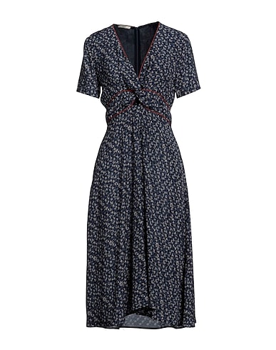 SESSUN Midi dress Navy blue 100% Viscose