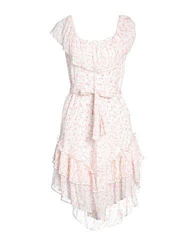 ALESSIA ZAMATTIO Kurzes Kleid Hellrosa 92% Polyester, 8% Elastan