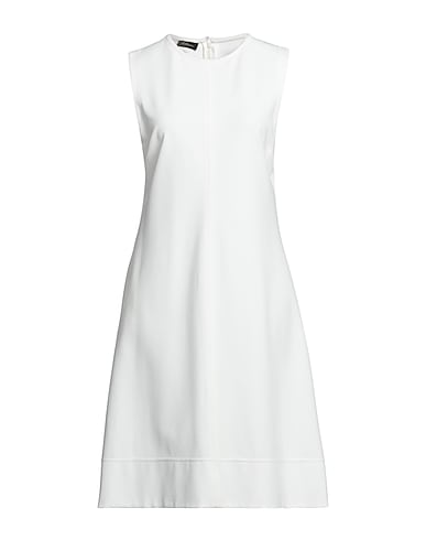 LES COPAINS Midi dress Off white 65% Viscose, 30% Polyamide, 5% Elastane