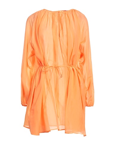 MANEBÍ Short dress Mandarin 73% Cotton, 27% Silk