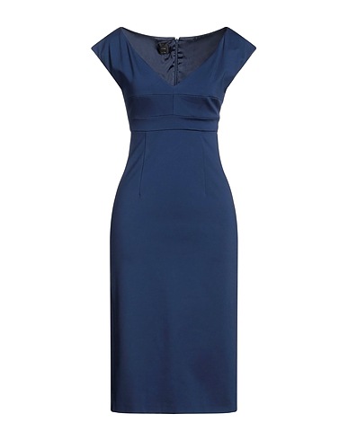 PINKO Vestito midi Blu navy 65% Viscosa, 30% Poliammide, 5% Elastan