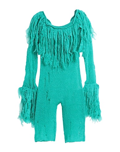GCDS Jumpsuits and Overalls Emerald green 50% Acrylic, 30% Nylon, 10% Wool, 10% Mohair wool
