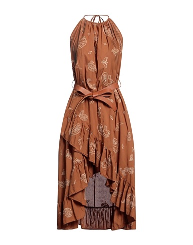 DIXIE Short dress Camel 78% Cotton, 22% Polyester