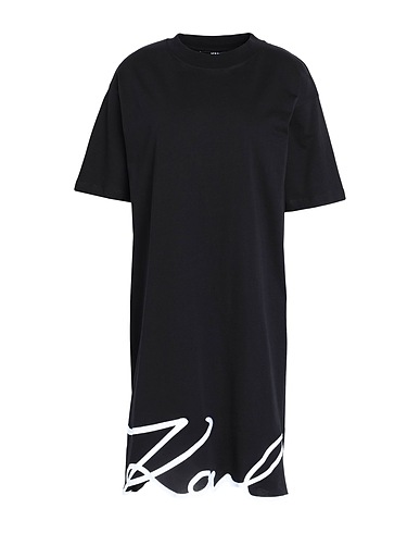 KARL LAGERFELD Short dress Black 100% Organic cotton
