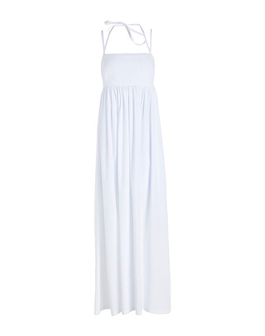 KARL LAGERFELD Long dress White 70% Tencel™ Lyocell, 30% Cotton