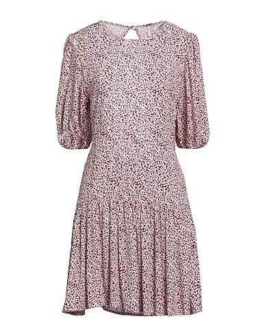 FREE PEOPLE Short dress Burgundy 100% Viscose