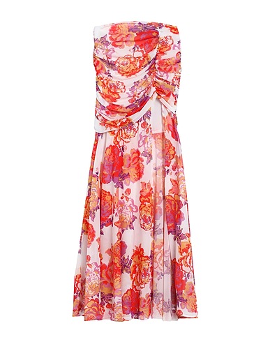 RUNAWAY THE LABEL Midi dress White 100% Polyester